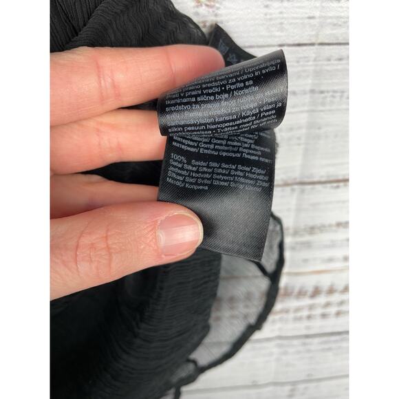 Comma Black Silk Gauzy Sleeveless Top EU 38 or US 8 Medium - Picture 7 of 9